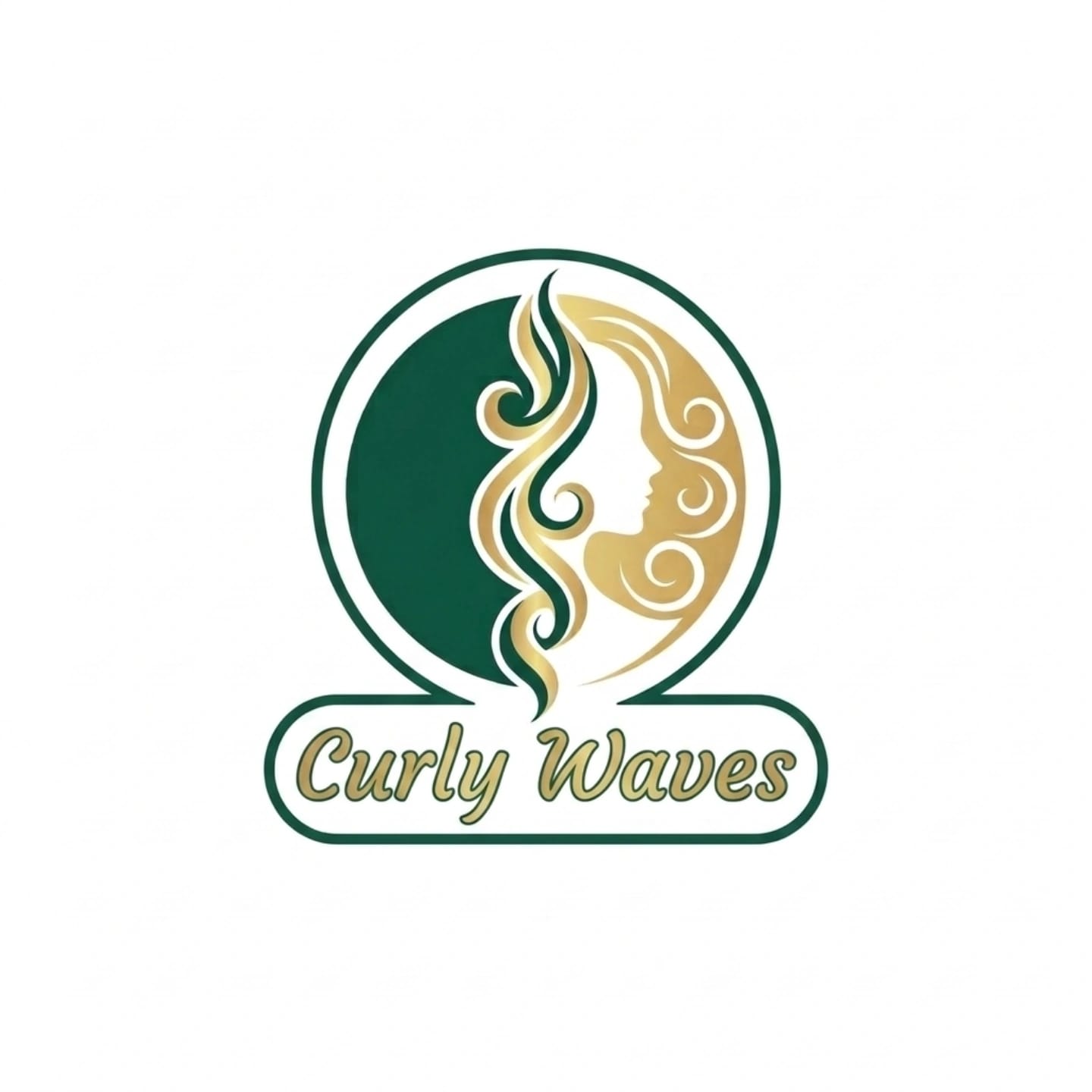curly waves